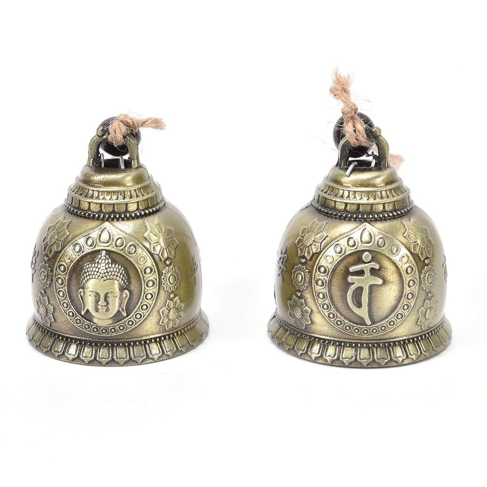 Bronze good LUCK Feng shui Buddha bell - Picture 5 of 10